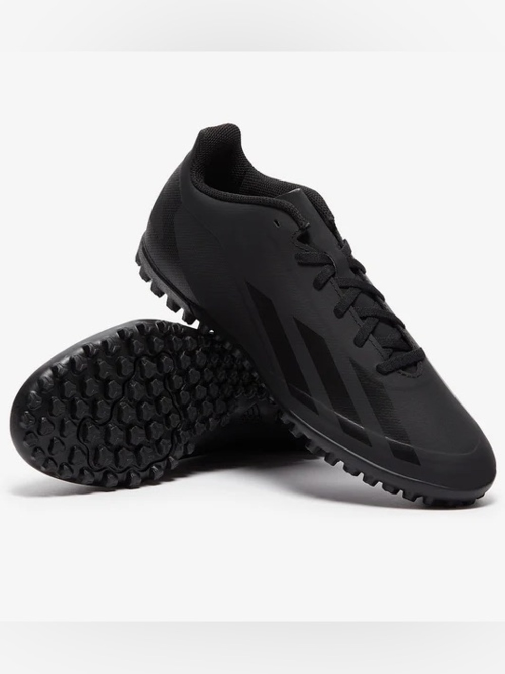 NWT adidas X Crazyfast.4 TF soccer shoes lightweight sports cleats Core Black